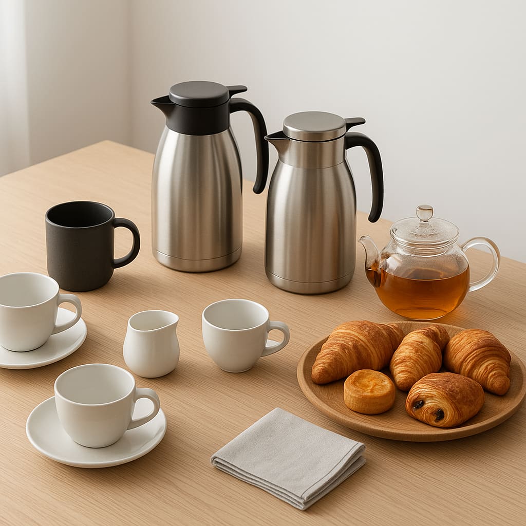 Catering Set-up Kaffee und Tee